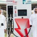 Dubai EV charging stations, Parkin EV chargers, charge&go Dubai, DC fast chargers UAE, Dubai 2040 EV plan