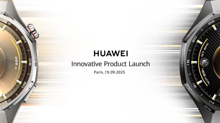 Huawei Watch GT 6, Huawei Paris event, Huawei UAE, Huawei tablets, PaperMatte Display, M‑Pencil, GoPaint, Huawei wearables, 19 September launch