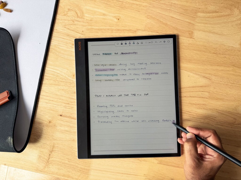 Boox Tab X C Review: The Most Ambitious Colour ePaper Tablet Yet 9 Boox Tab X C Review: The Most Ambitious Colour ePaper Tablet Yet
