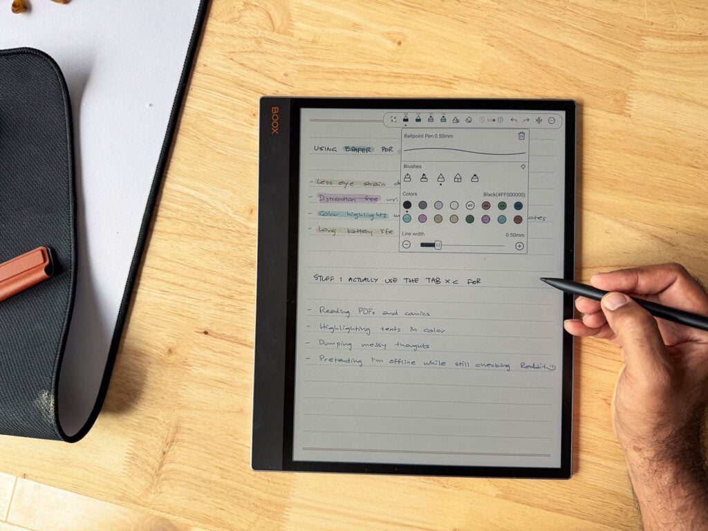 Boox Tab X C Review: The Most Ambitious Colour ePaper Tablet Yet 8 Boox Tab X C Review: The Most Ambitious Colour ePaper Tablet Yet