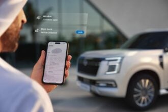 Nissan Patrol UAE, Connected Car Services 2.0, MyNissan app, Google built‑in, Patrol PRO‑4X, Patrol NISMO, UAE Saudi rollout, Monolith display