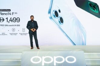 OPPO Reno14 F 5G launches in UAE with AI flash photography and mermaid-inspired design
