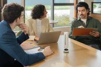 Insta360’s Levitating Wave Turns Any Table Into a Smart Meeting Room
