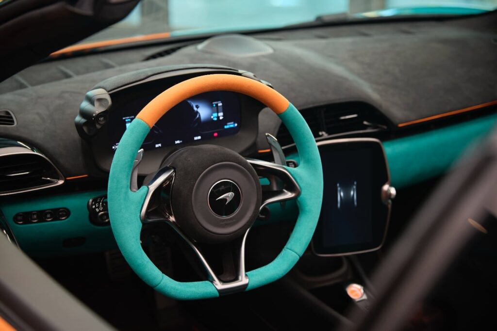 McLaren painted a hexagon fever dream on an Artura Spider to a client in Dubai