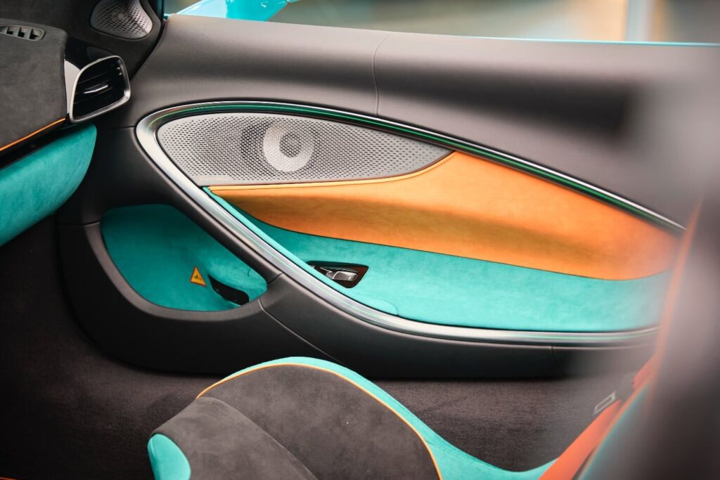 McLaren painted a hexagon fever dream on an Artura Spider to a client in Dubai