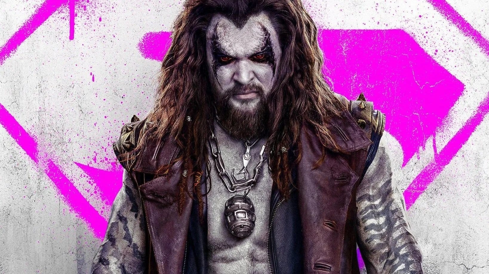 Jason Momoa as Lobo in the Supergirl movie poster series