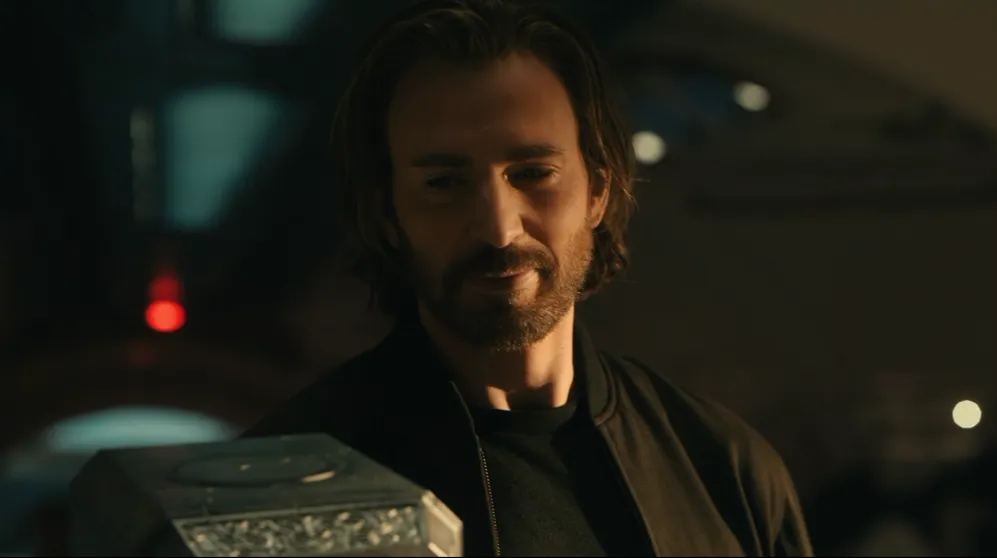 Chris Evans as a bearded Steve Rogers in Avengers: Doomsday