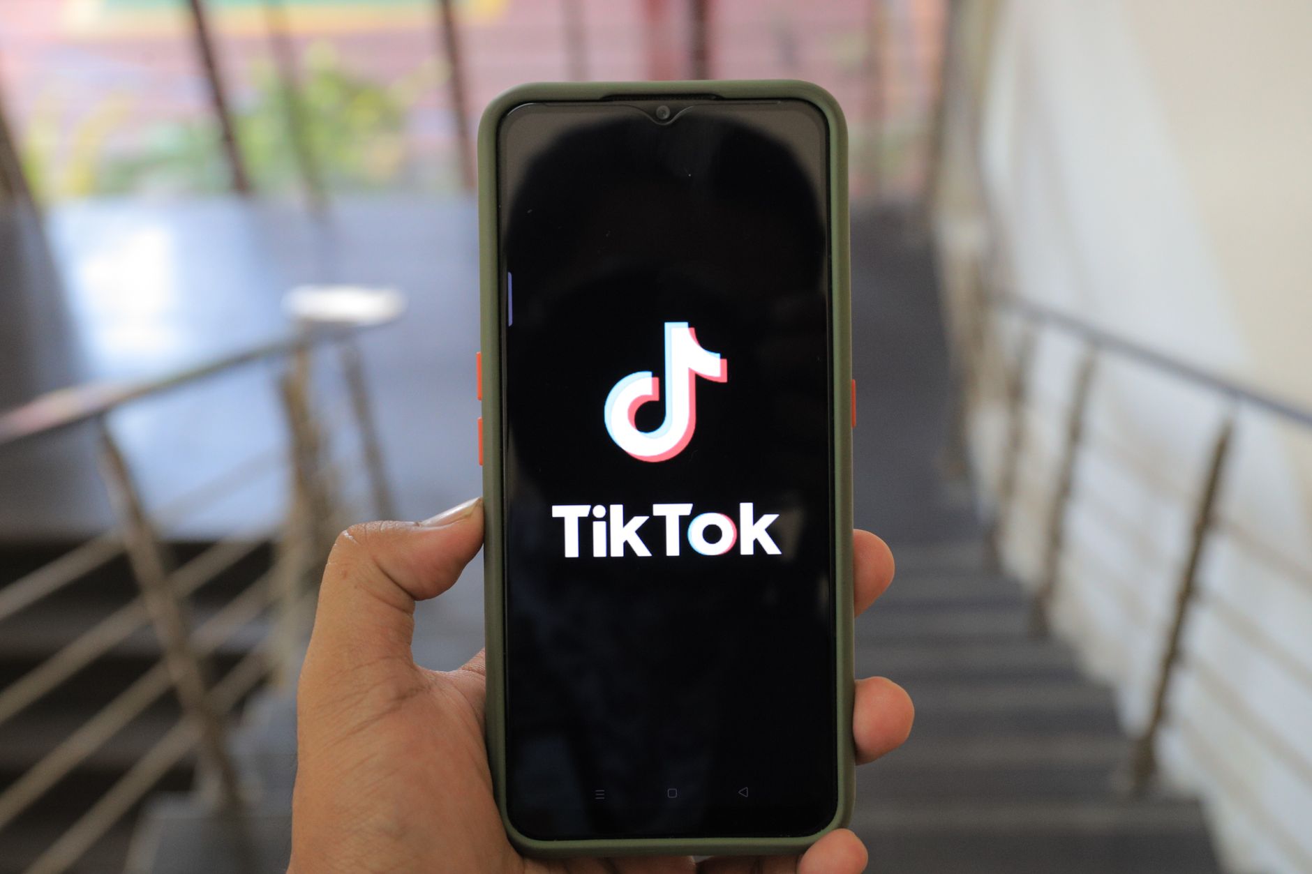 a person holding a cellphone