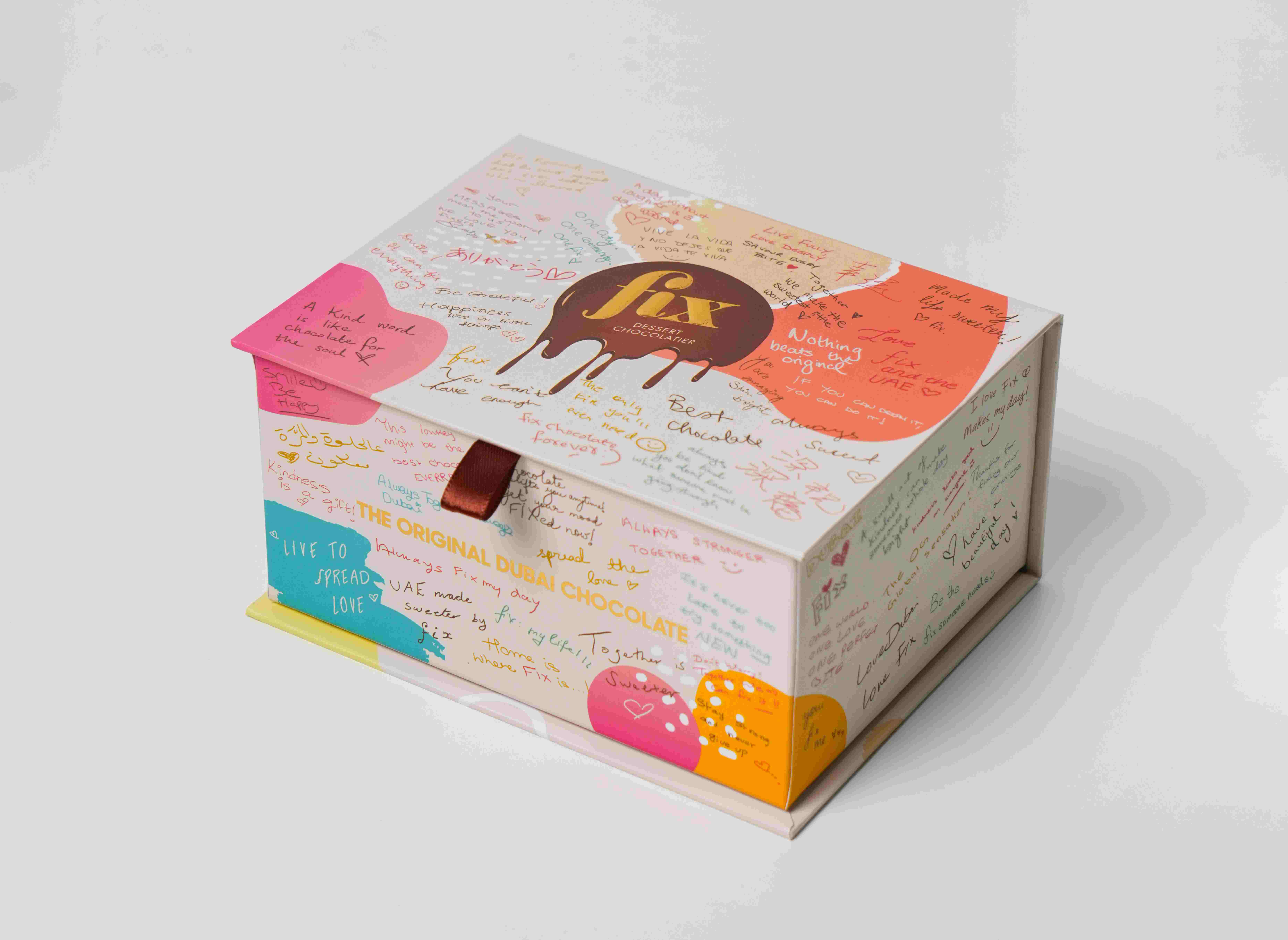 FIX Dubai Chocolate’s new box was written by fans at Kite Beach — and only Careem sells it