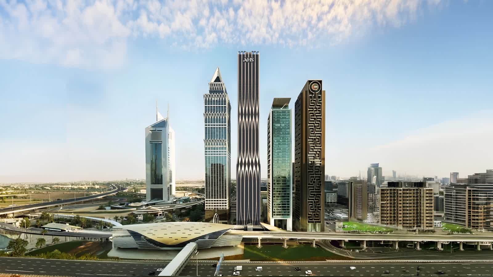 AHS Tower Dubai: Clock Tower Crown Comes Down