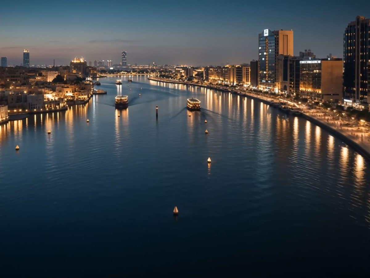 Dubai Creek Is Getting an AED 80m Lighting Makeover — 8km of Waterfront, 5,000 Lights, Done by 2027