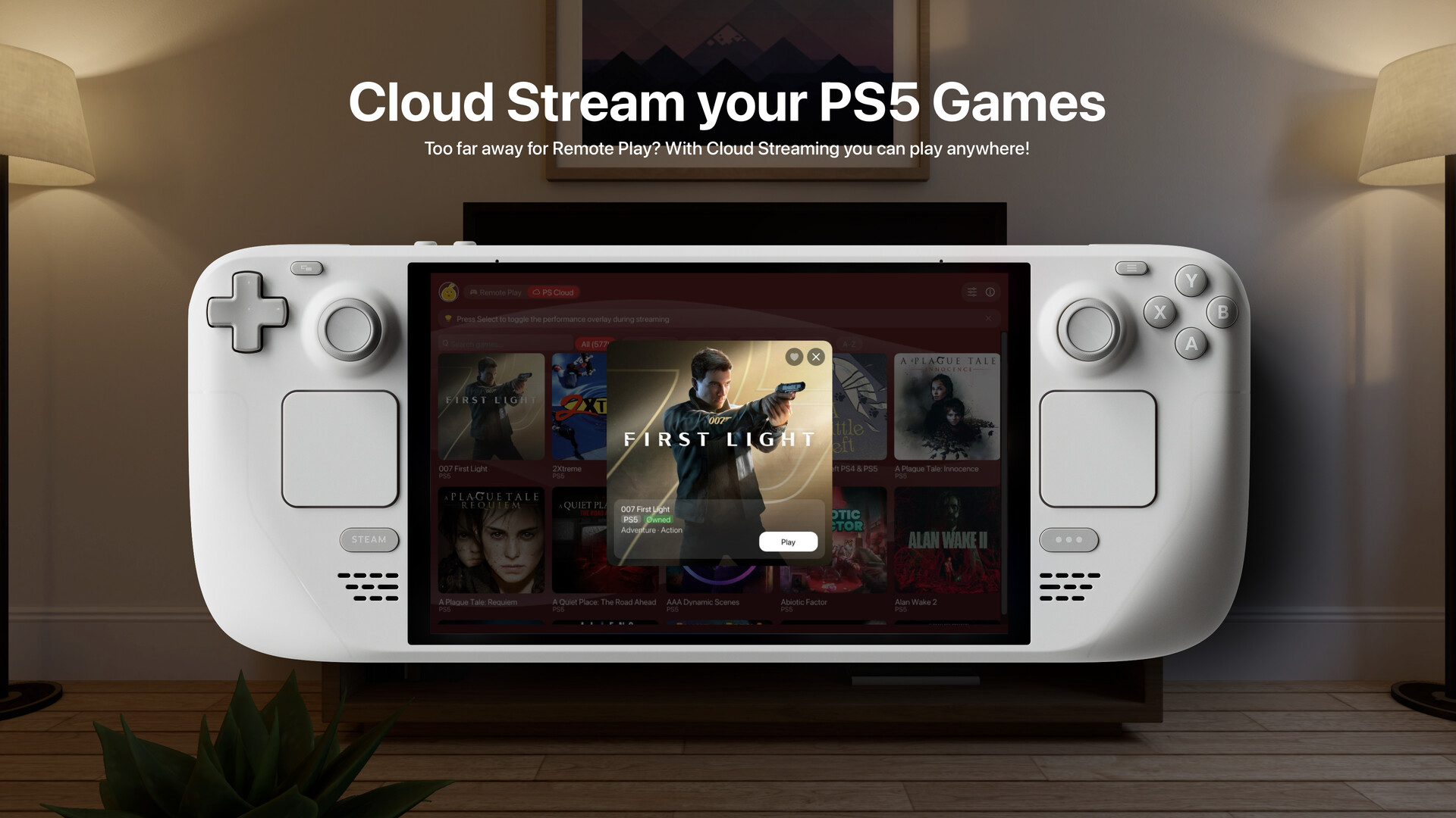 Steam Deck just got PS Portal’s cloud streaming — and you don’t need a PS5