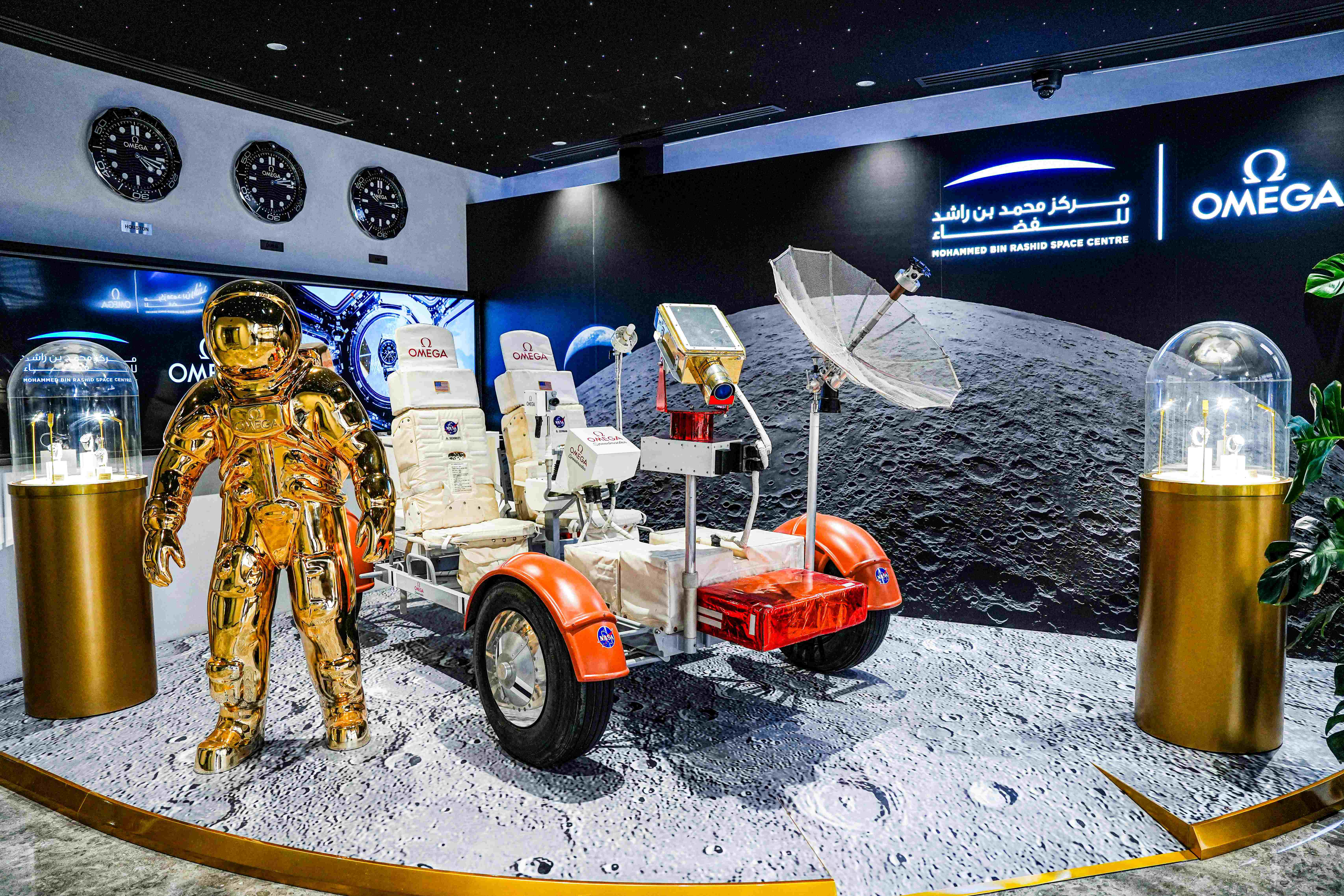 OMEGA Speedmaster lands at MBRSC: new exhibition marks 57 years since the first Moon landing