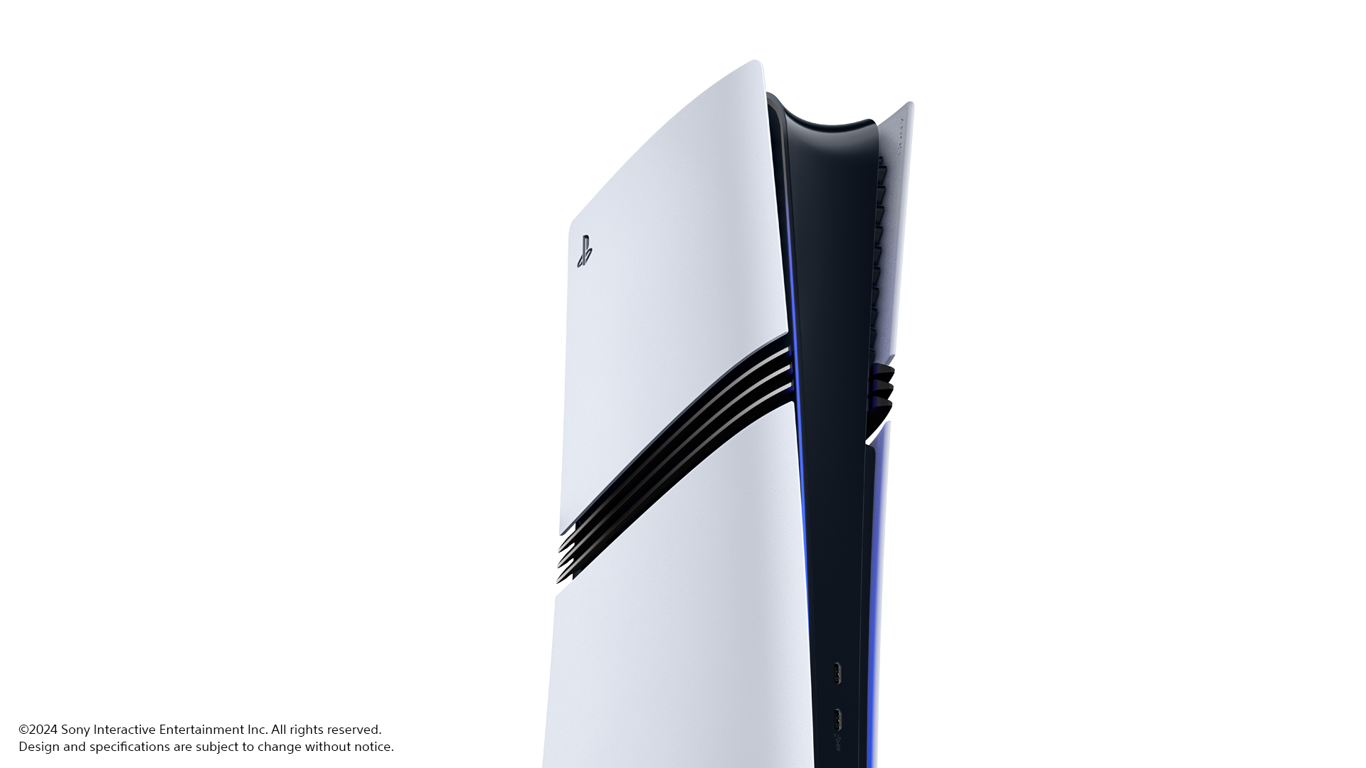 PlayStation 5 Pro console in white, Sony's current flagship hardware