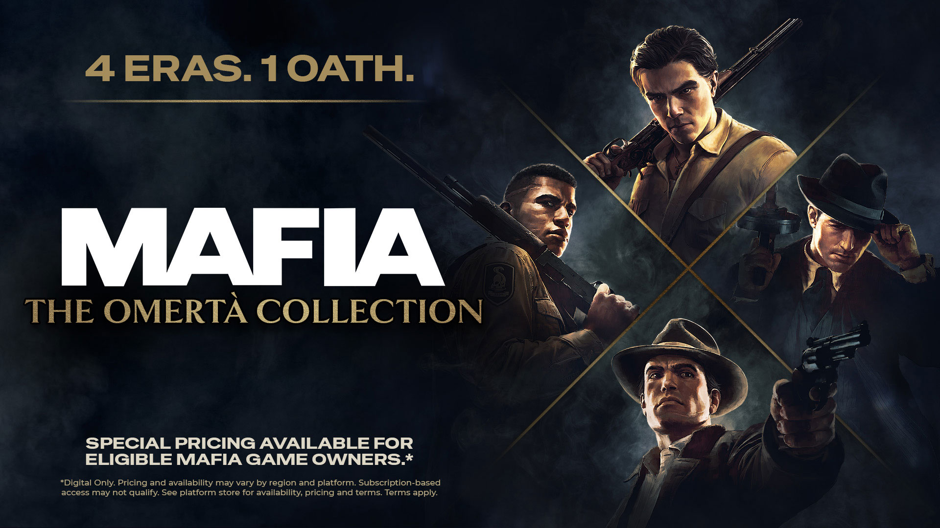 Mafia: The Omertà Collection bundles all four games — and Definitive Edition finally runs at 60 FPS