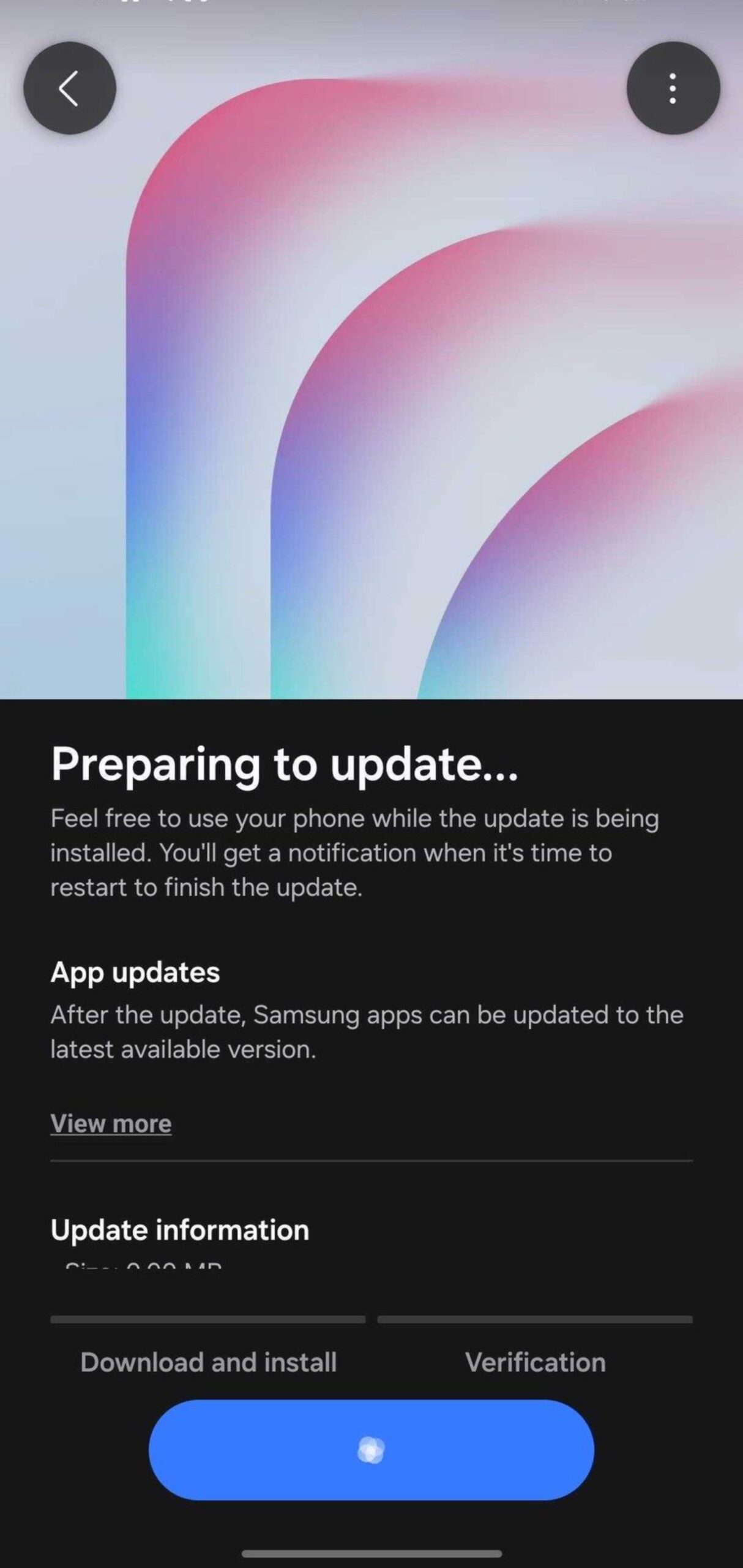 One UI 9.5 leaked on a Galaxy S26 — and Samsung redesigned the update screen first