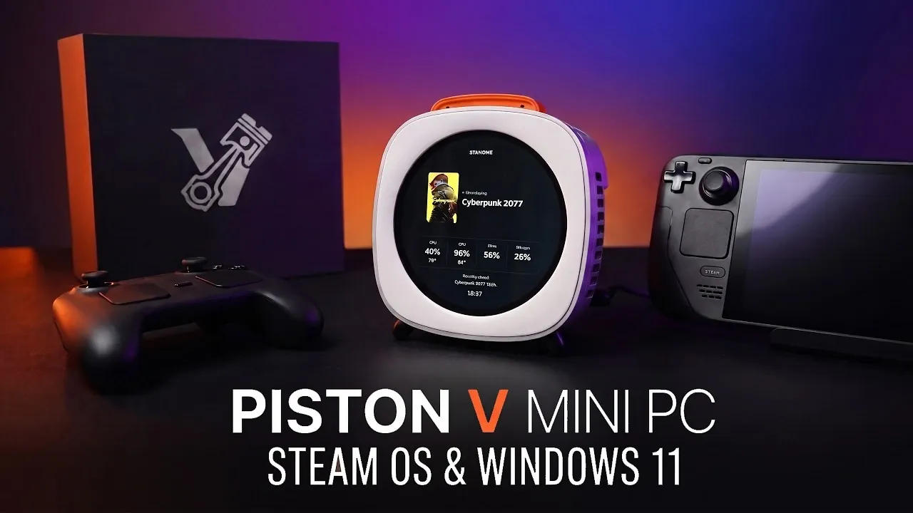 No one knows who makes the Piston V mini PC — but it runs Windows and SteamOS both