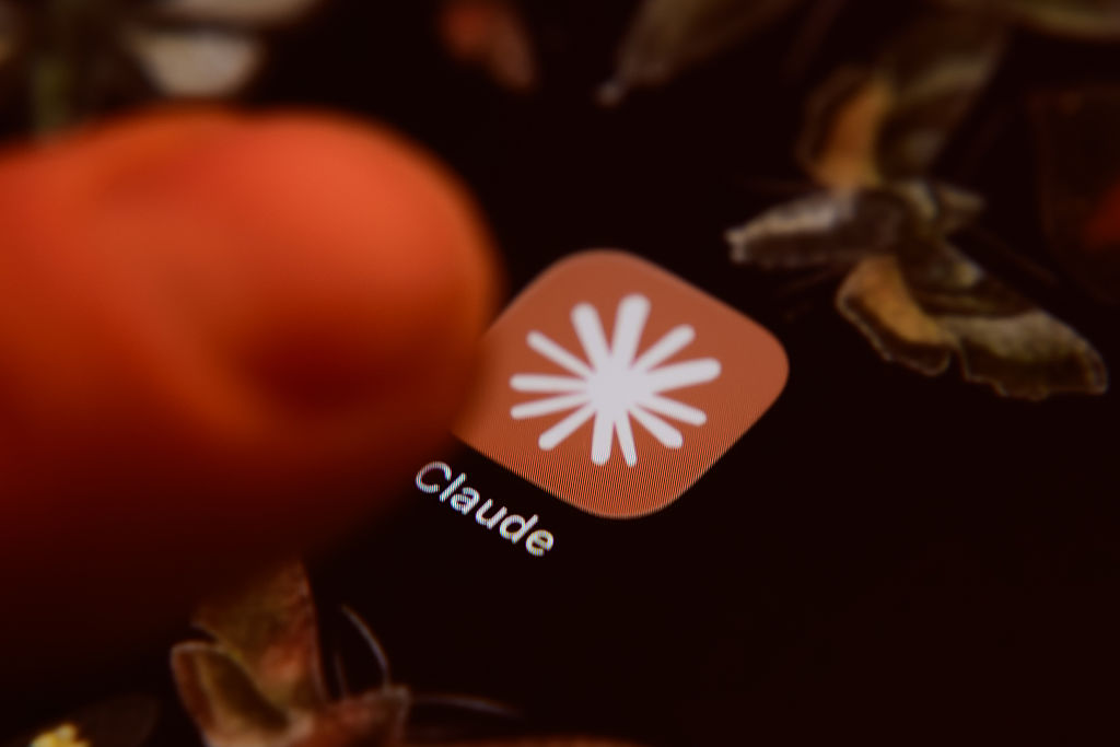 Claude app icon on a smartphone screen, Anthropic's AI assistant