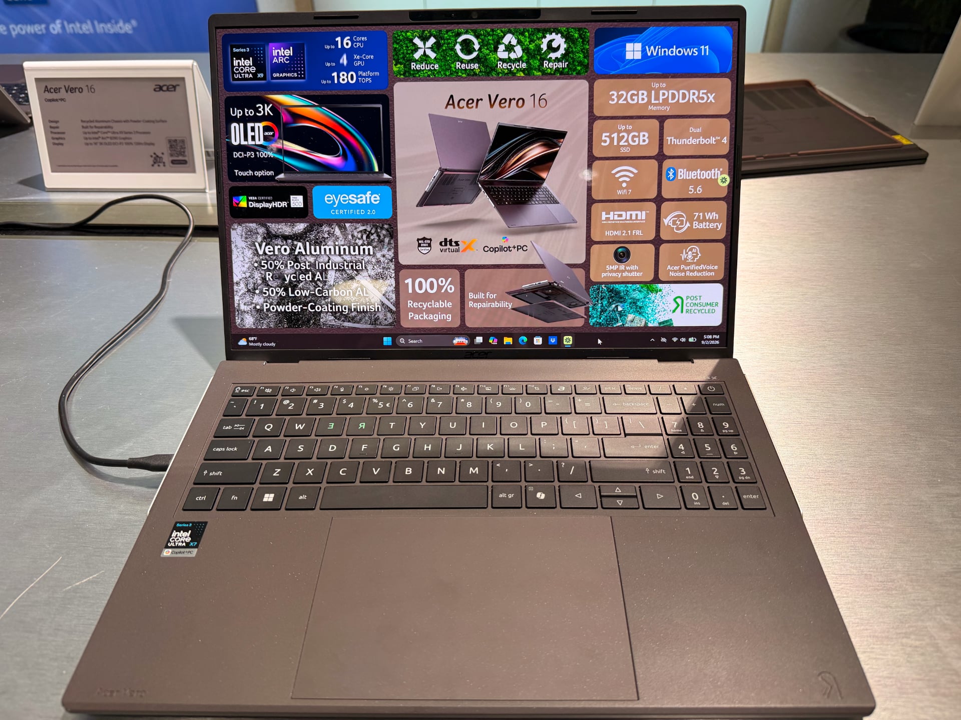 Acer’s Vero 16 lets you swap the ports yourself — but not the RAM