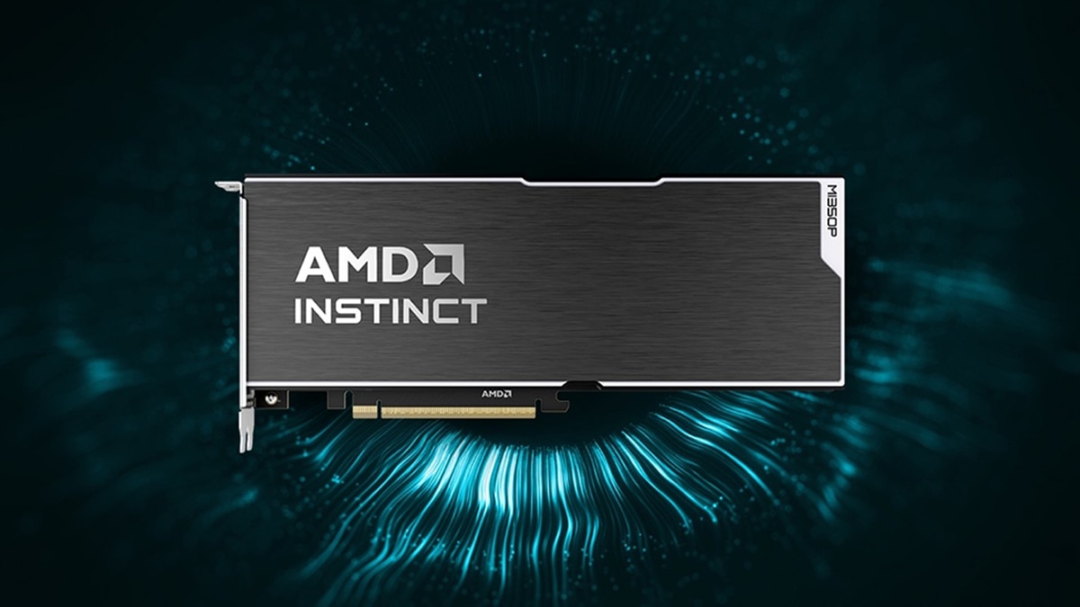AMD Instinct MI350P accelerator card for AMD Halo Station AI workloads