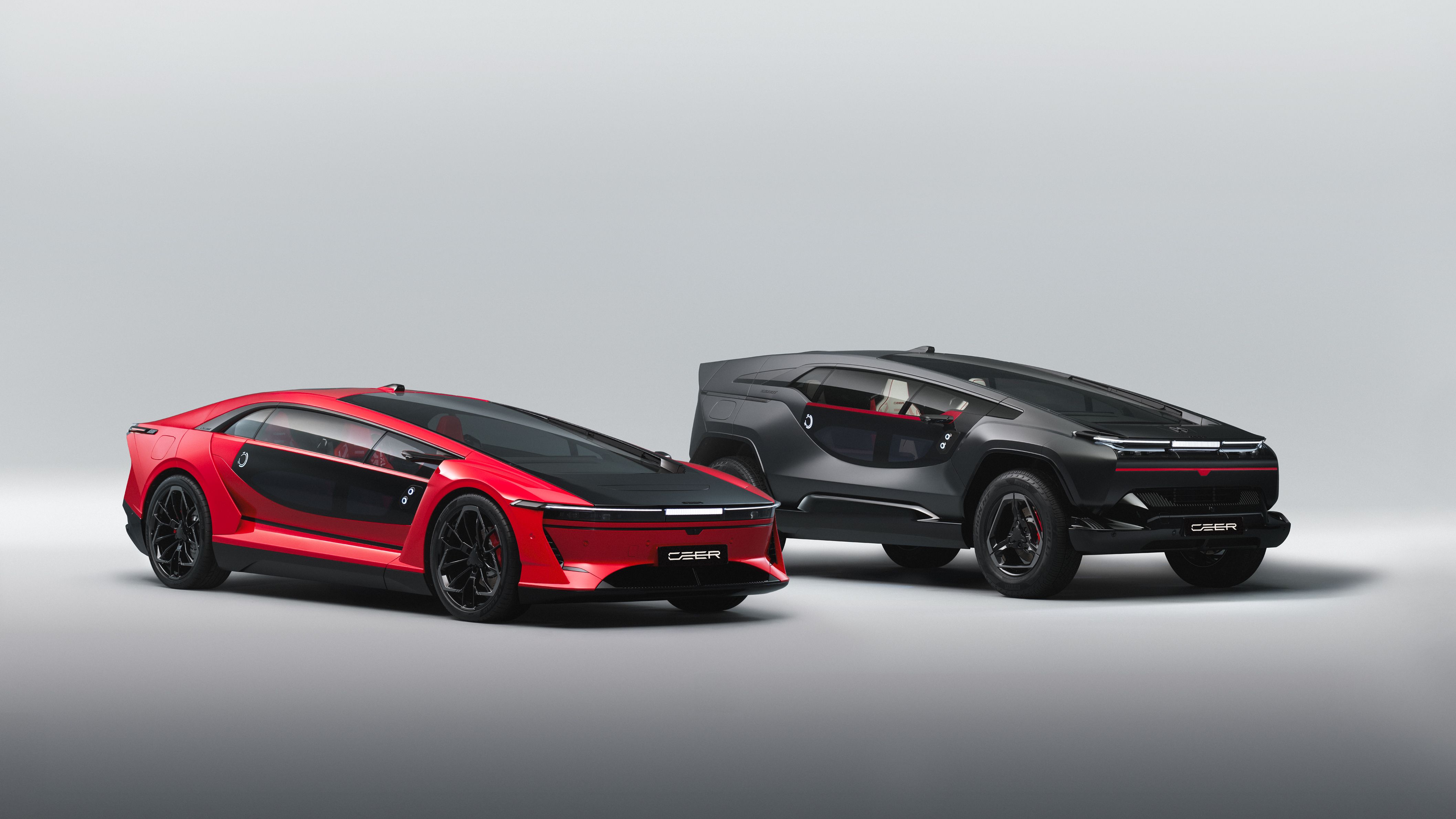 CEER EXOBOT electric sedan and SUV revealed in Saudi Arabia