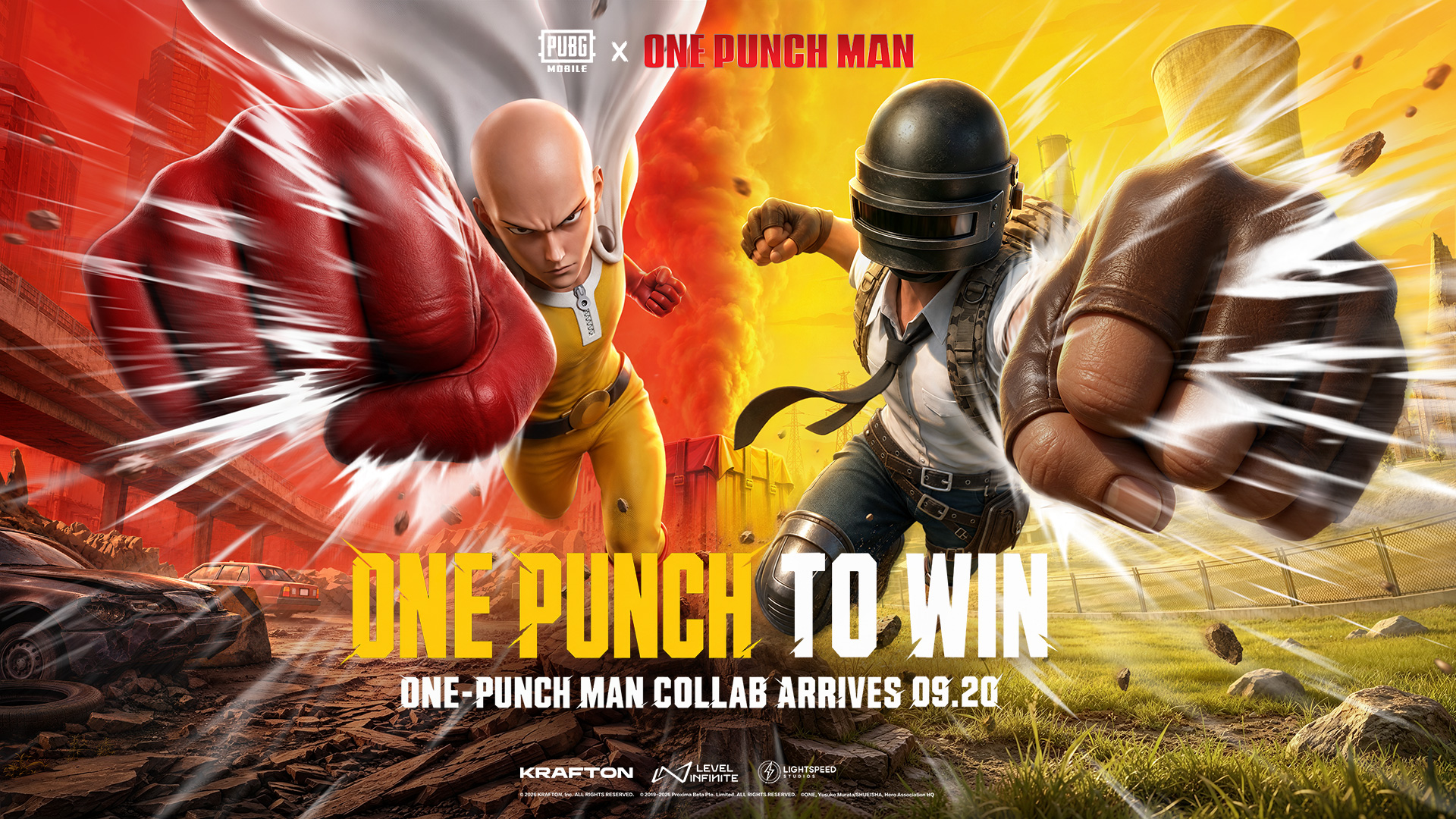 PUBG MOBILE teams up with One-Punch Man for a limited-time collaboration