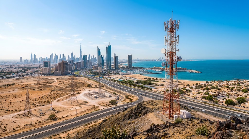 Ookla chart showing Gulf mobile network resilience under peak demand