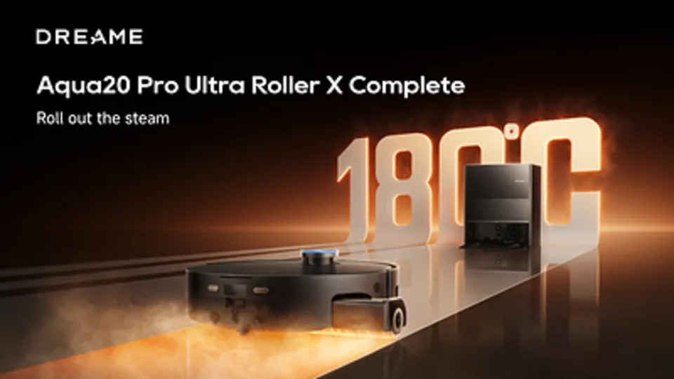 Dreame Aqua20 Pro Ultra Roller X brings 180°C steam and Matter support