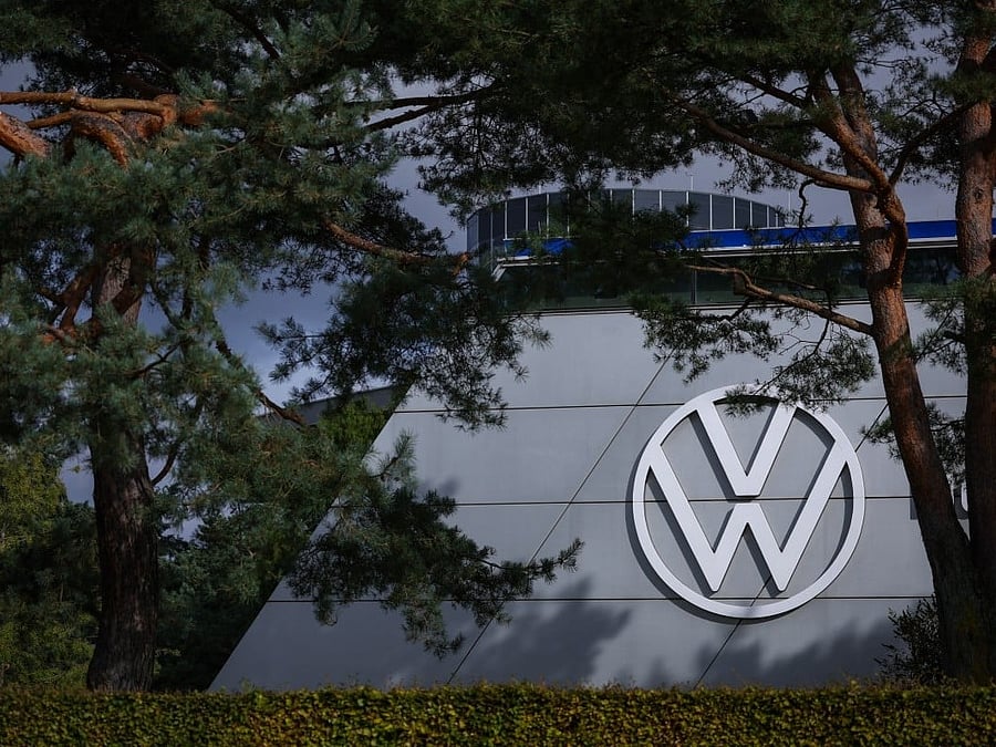 Volkswagen headquarters logo linked to global steering bolt recall