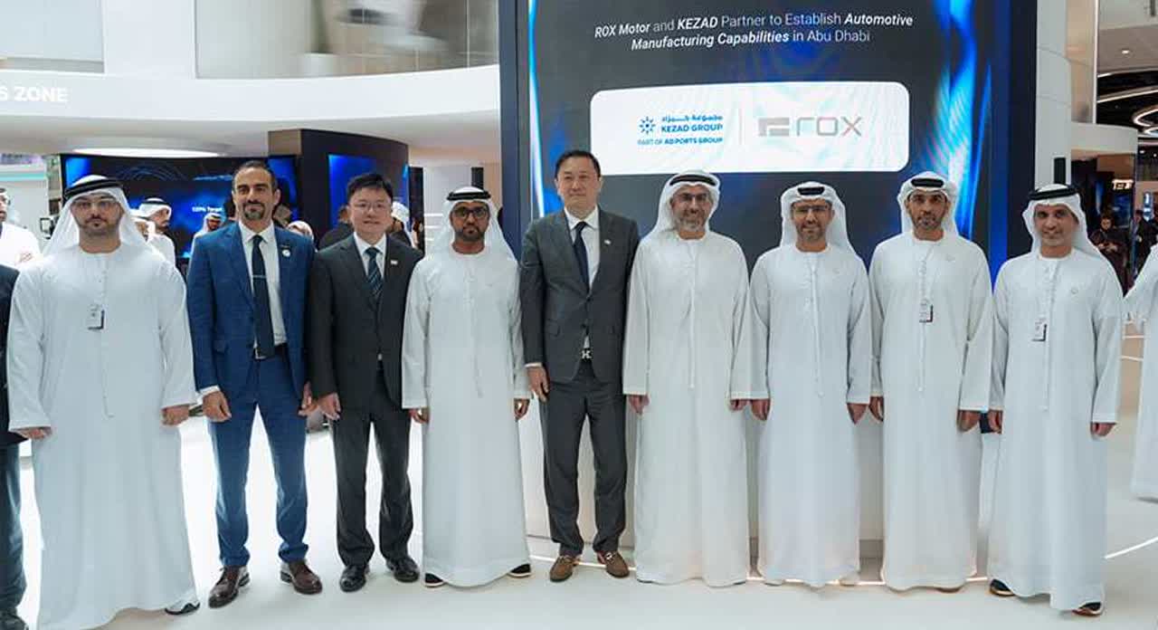 ROX and KEZAD executives announce Abu Dhabi vehicle manufacturing centre