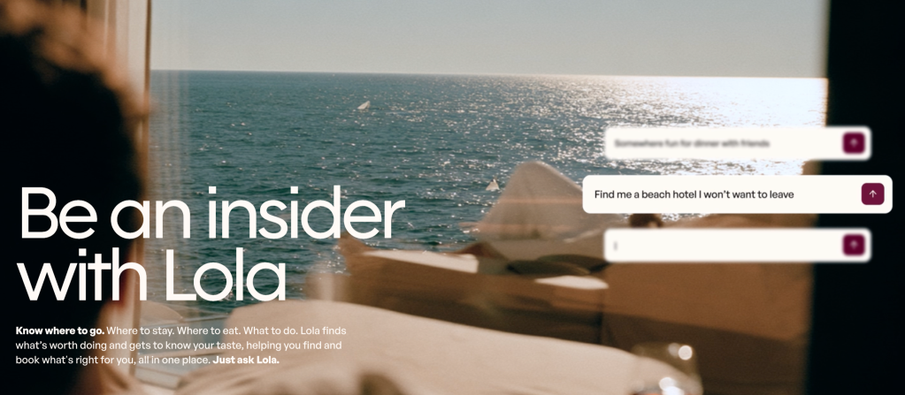 Lola travel agent launches with live prices and direct bookings