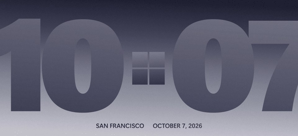 Microsoft sets October 7 Windows and Surface event in San Francisco