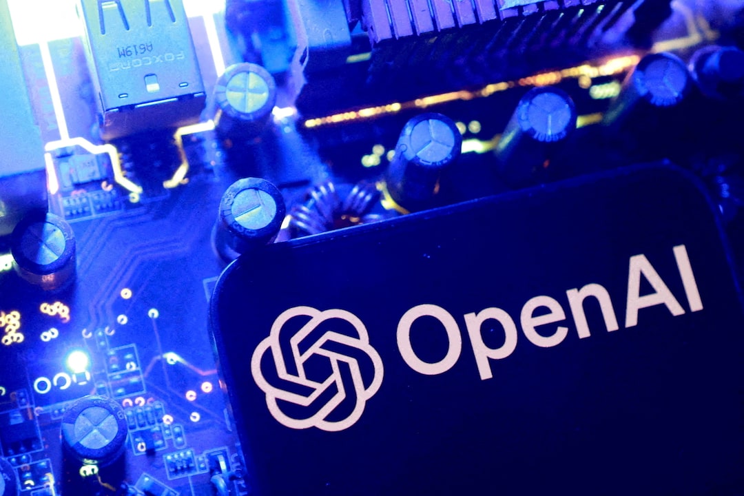 OpenAI logo over computer hardware linked to German wiki incident