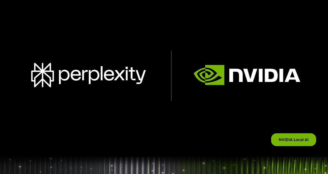 Perplexity and NVIDIA local AI branding for Portable Computer on Windows RTX PCs