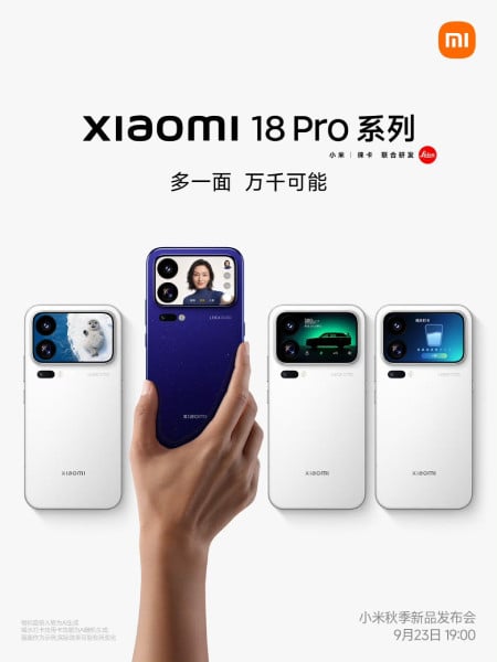 Xiaomi 18 Pro series launches September 23 with a 2nm chip and upgraded cameras