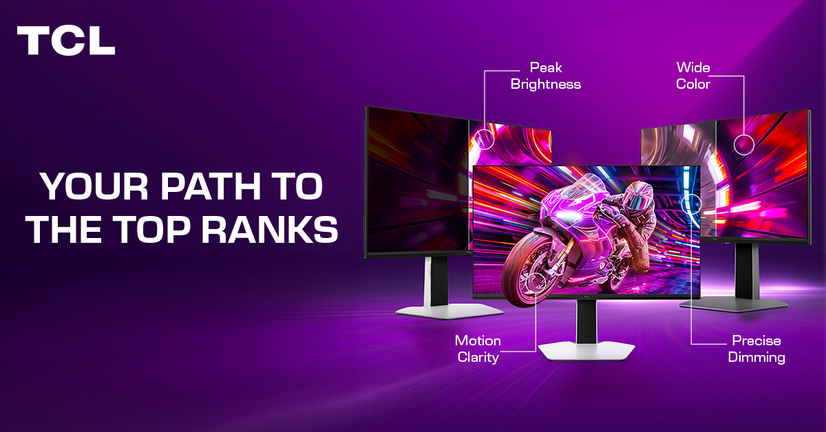TCL enters the UAE monitor market with a four-model 2026 lineup led by a 4K OLED+ flagship