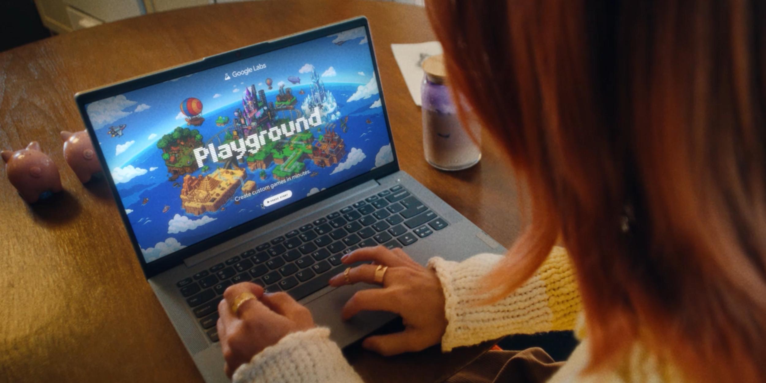 Google Labs launches Playground to build games from text prompts