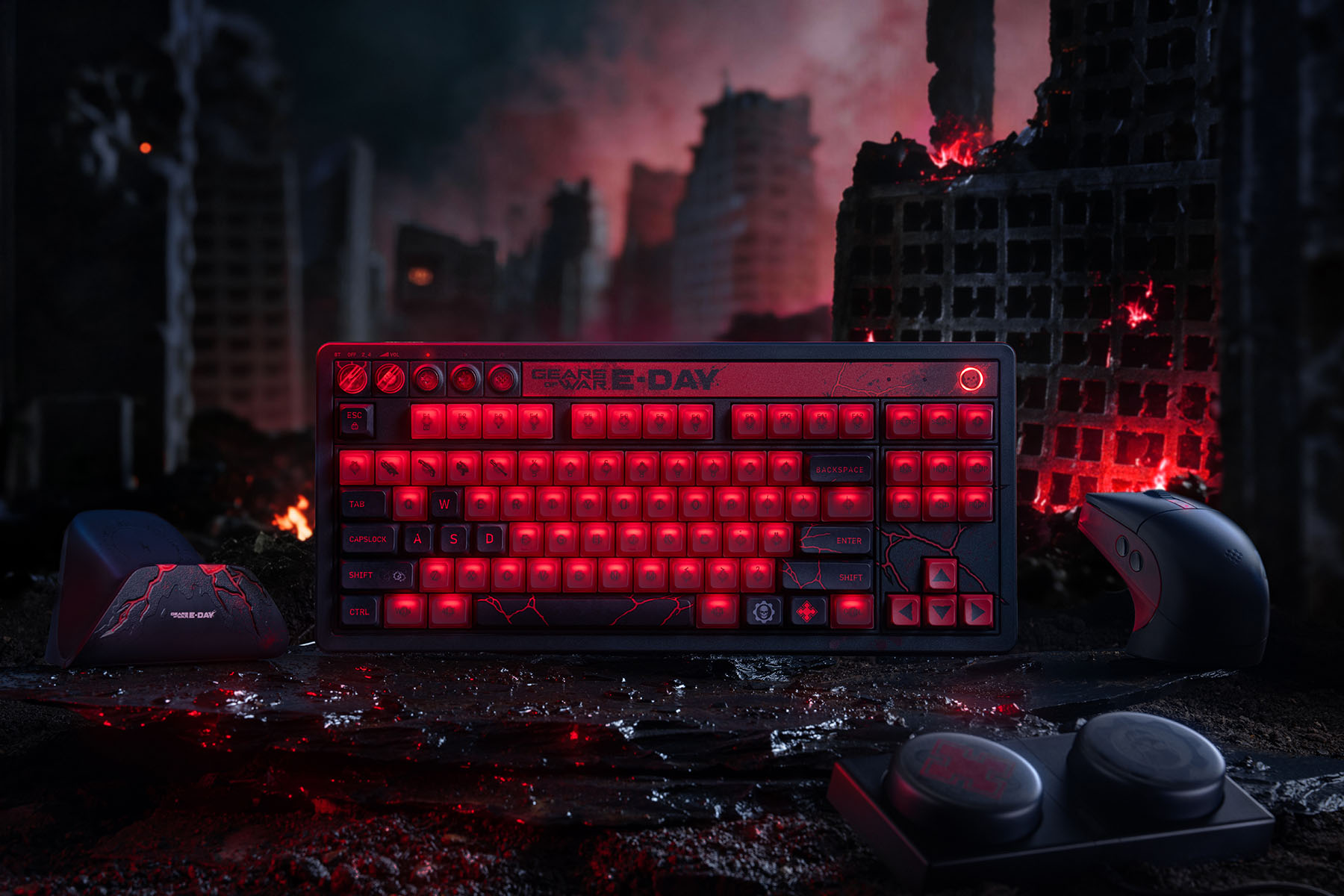 8BitDo opens pre-orders for Gears of War: E-Day keyboard and mouse
