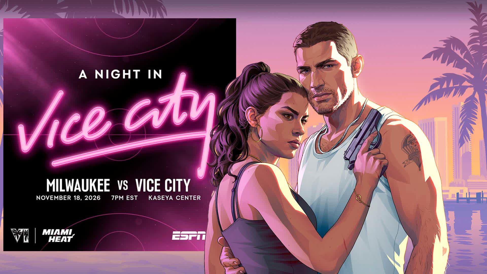 Miami Heat will stage a Vice City game night on November 18